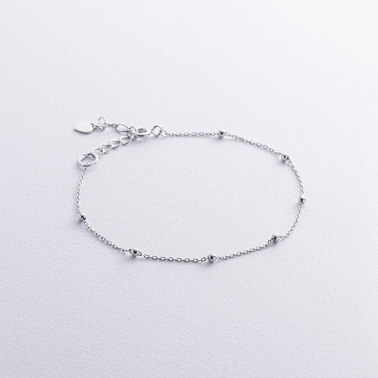 Серебряный браслет "Шарики" 905-01224 от ювелирного магазина Оникс