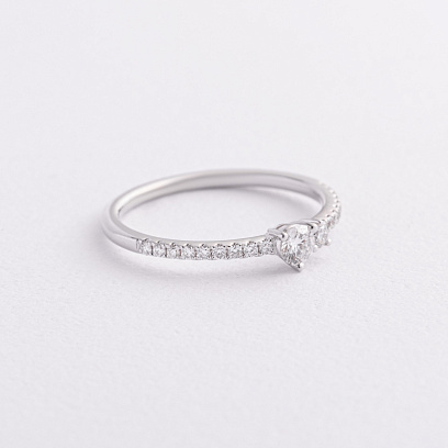 Золотое кольцо с бриллиантами кб0606ri №2