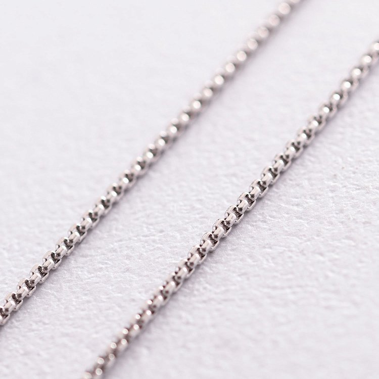 Ланцюжок плетіння Венеція (в білому золоті) ц00242 від ювелірного магазину Онікс - 2