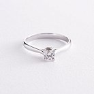 Помолвочное золотое кольцо с бриллиантом 220001121 от ювелирного магазина Оникс - 2