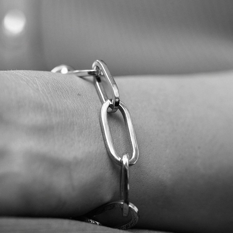 Срібний браслет "Ланцюжок" (глянсовий) 141649 від ювелірного магазину Онікс - 5