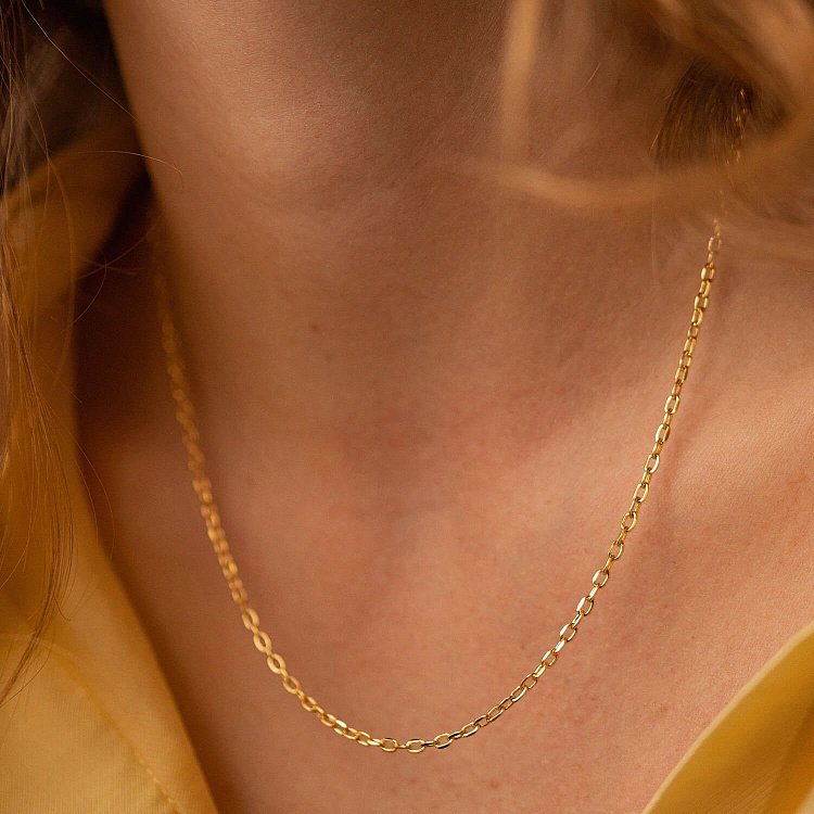 Золотая цепочка Якорное плетение ц00246 от ювелирного магазина Оникс - 4