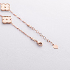 Золотий браслет "Конюшина" б05842 от ювелирного магазина Оникс - 2