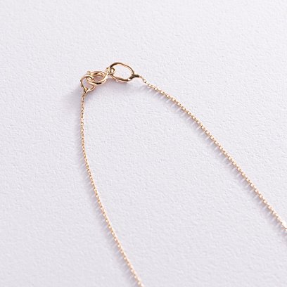 Золоте кольє "Особливе" з фіанітом кол02044 №5