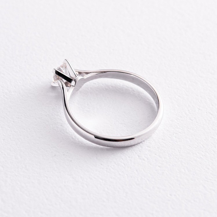 Заручальна золота каблучка з діамантом 220001121 від ювелірного магазину Онікс - 3