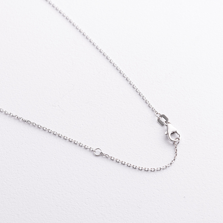 Золотое колье "Сердечко" с изумрудами и бриллиантами колб0188va от ювелирного магазина Оникс - 2