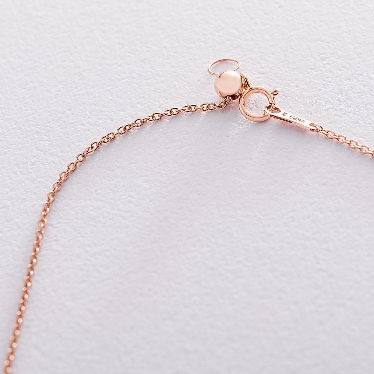 Золоте кольє (діамант) колб0030z від ювелірного магазину Онікс - 3