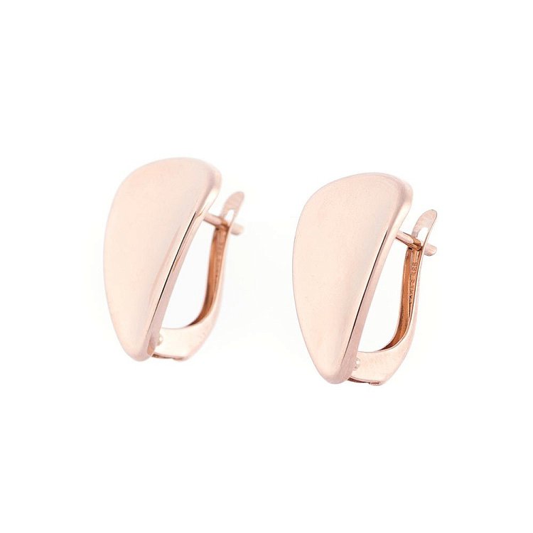 Золоті сережки на англійській застібці с05052 від ювелірного магазину Онікс