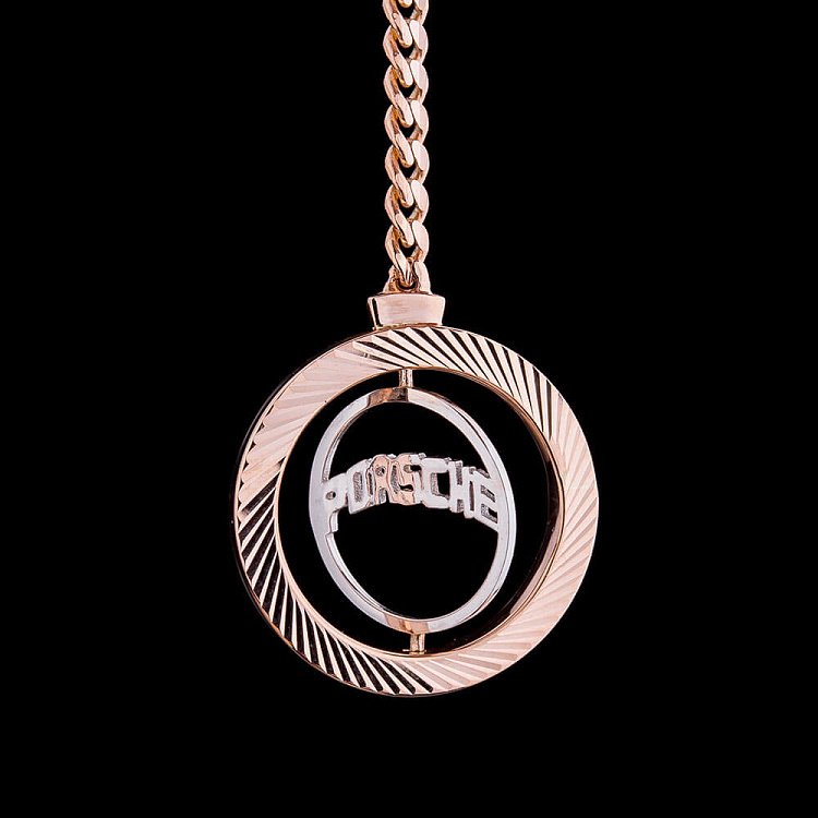 Золотий брелок "Porsche-Порше" бр00023 від ювелірного магазину Онікс - 2