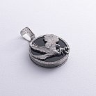 Срібний кулон "Орел" (онікс) 1250 от ювелирного магазина Оникс - 5