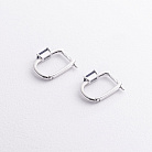 Срібні сережки з синтетичними сапфірами 2614/1р-HSPH от ювелирного магазина Оникс - 1