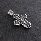 Срібний православний хрест (чорніння) 132702 от ювелирного магазина Оникс - 1