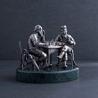 Срібна фігурка ручної роботи "Єврейські шахісти" 23083 от ювелирного магазина Оникс