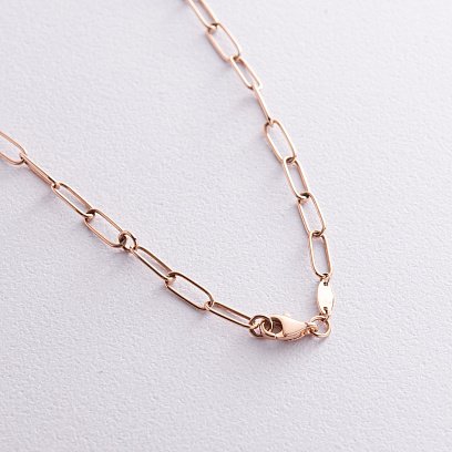 Кольє з монетою для гравіювання (червоне золото) кол02392 №6