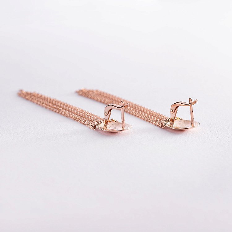 Золотые серьги "Изысканность" 480075 от ювелирного магазина Оникс - 2