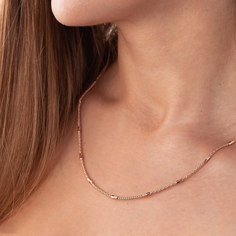 Ланцюжок в червоному золоті (2.5 мм) ц00434 від ювелірного магазину Онікс - 3