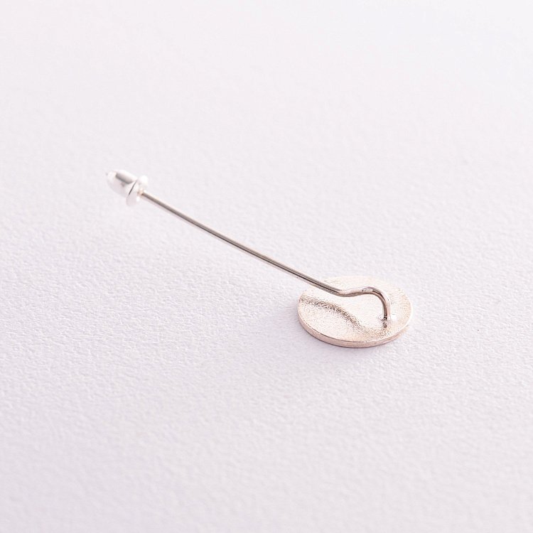 Серебряный значок "Карта Украины" 20056 от ювелирного магазина Оникс - 3