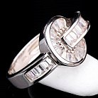 Серебряное кольцо с фианитами 11679 от ювелирного магазина Оникс - 4