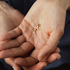 Крестик с распятием (красное, белое золото) п03997 от ювелирного магазина Оникс - 1