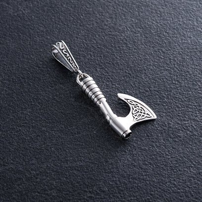 Срібний кулон "Секіра Перуна" 093 №13