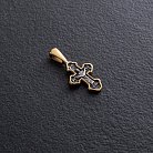 Серебряный крест "Распятие Христово" 132954 от ювелирного магазина Оникс - 4