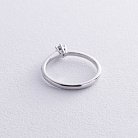 Помолвочное кольцо с бриллиантами (белое золото) 234741121 от ювелирного магазина Оникс - 4