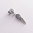 Срібний шарм "Крильце" 132149 от ювелирного магазина Оникс
