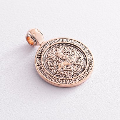 Золотая подвеска Геогрий Победоносец п02765 №2