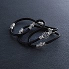 Шелковый шнурок "Вегвизир. Сварга" с серебряными вставками 985 от ювелирного магазина Оникс - 5