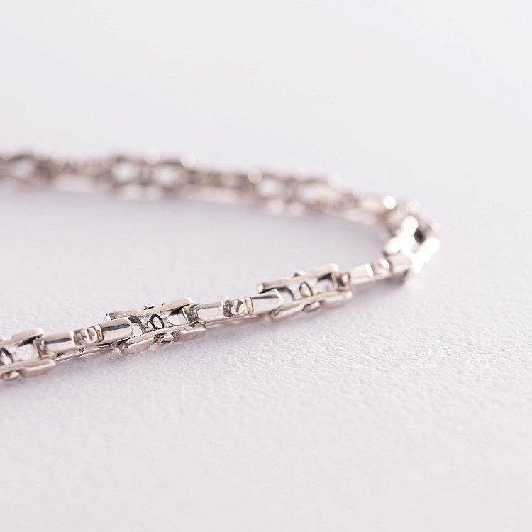 Чоловічий срібний ланцюжок Ц0014ч від ювелірного магазину Онікс - 2