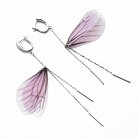 Срібні сережки "Крила" 122140 от ювелирного магазина Оникс - 1