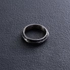 Чоловічий срібний перстень (чорніння) 1276 от ювелирного магазина Оникс - 3