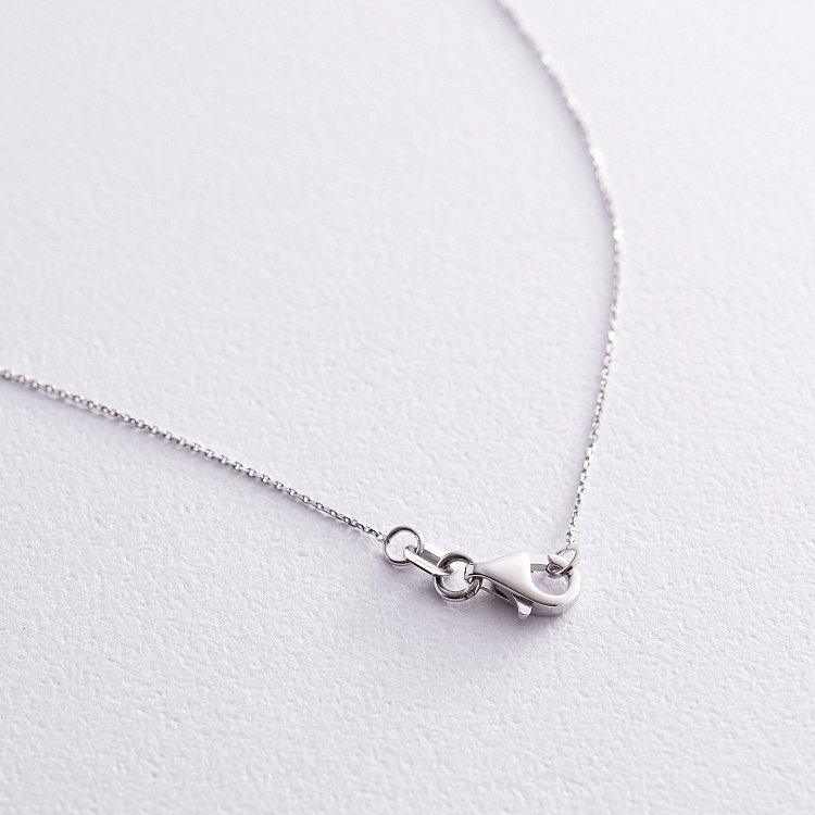 Золоте кольє з одним каменем (діамант) колб0104z від ювелірного магазину Онікс - 2