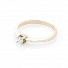 Золота заручальна каблучка (діаманти) 501714 от ювелирного магазина Оникс - 1