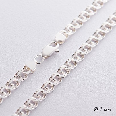 Серебряная цепочка (плетение Гарибальди) б0117213