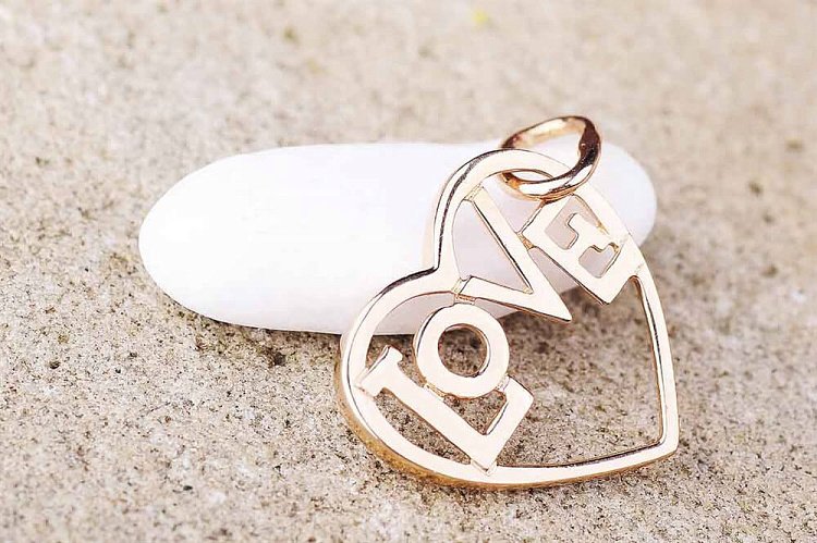 Підвіска для закоханих "Love" п01058 від ювелірного магазину Онікс - 1