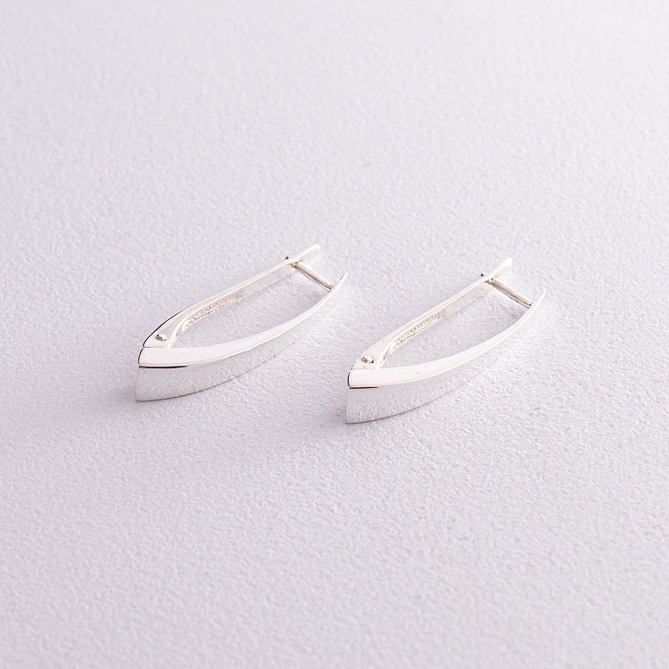 Срібні сережки 121788 від ювелірного магазину Онікс - 4