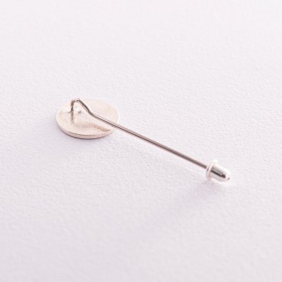 Срібний значок "Герб України - Тризуб" 20055 №5