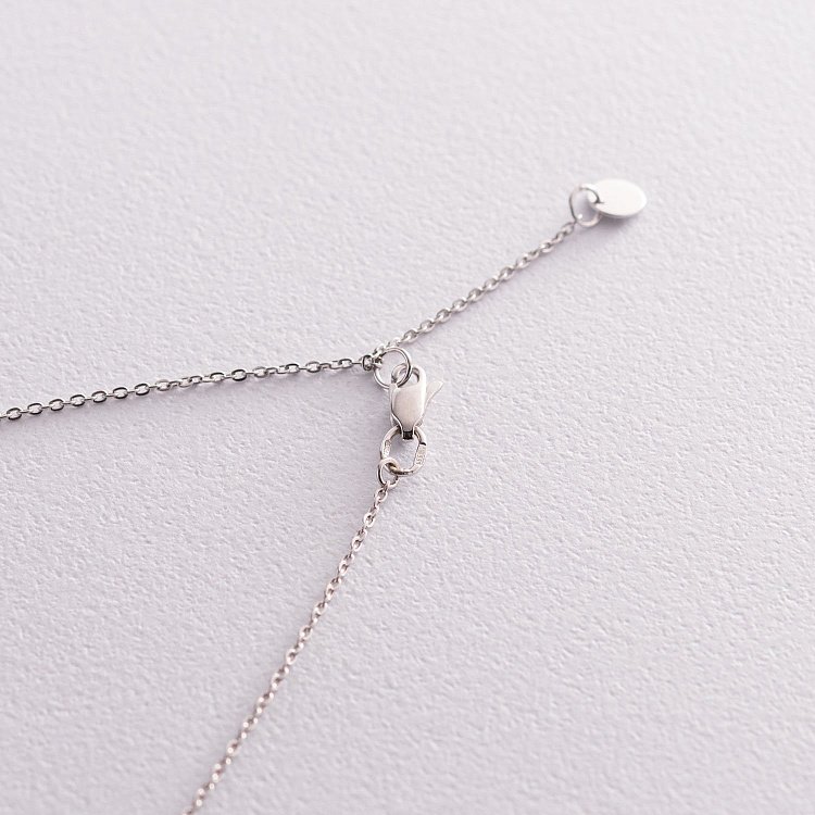 Кольє з монетками в білому золоті 860402В від ювелірного магазину Онікс - 3