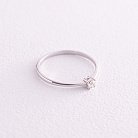 Помолвочное золотое кольцо с бриллиантом 227551121 от ювелирного магазина Оникс - 3