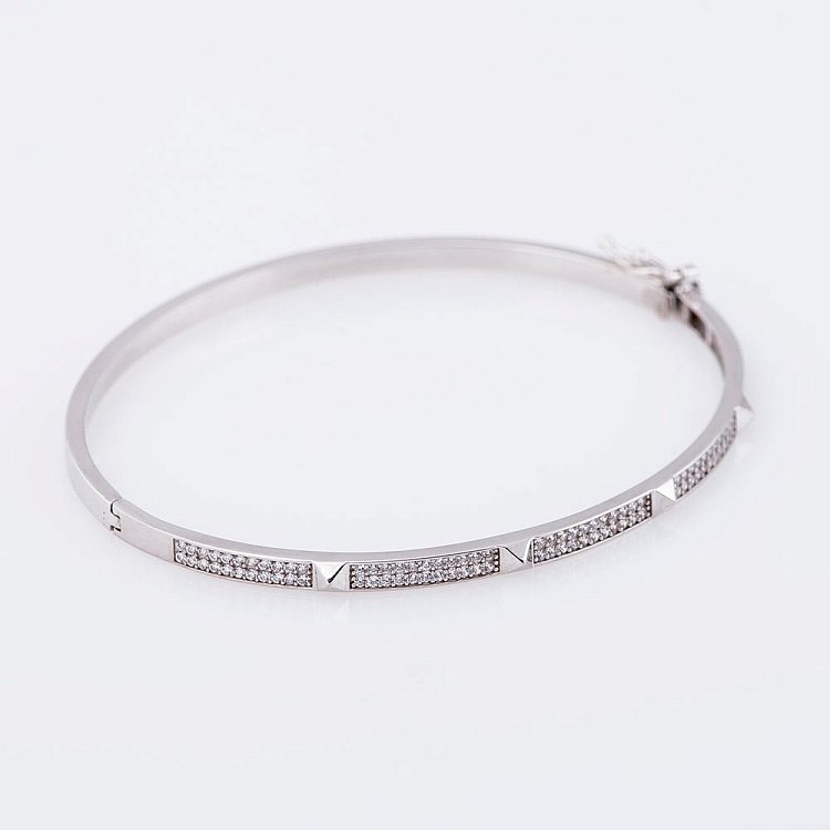 Золотой браслет (фианиты) б02512 от ювелирного магазина Оникс