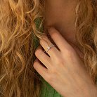 Помолвочное кольцо с бриллиантами (белое золото) 225401121 от ювелирного магазина Оникс - 1