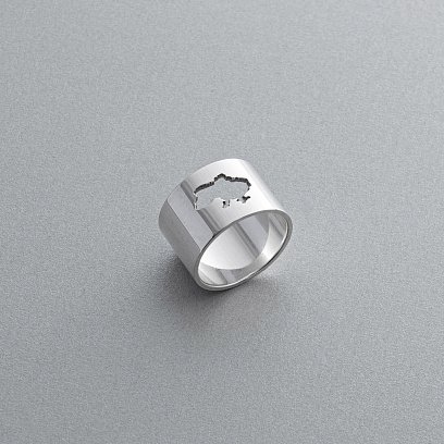 Срібна каблучка "Моя Україна" 112211 №15