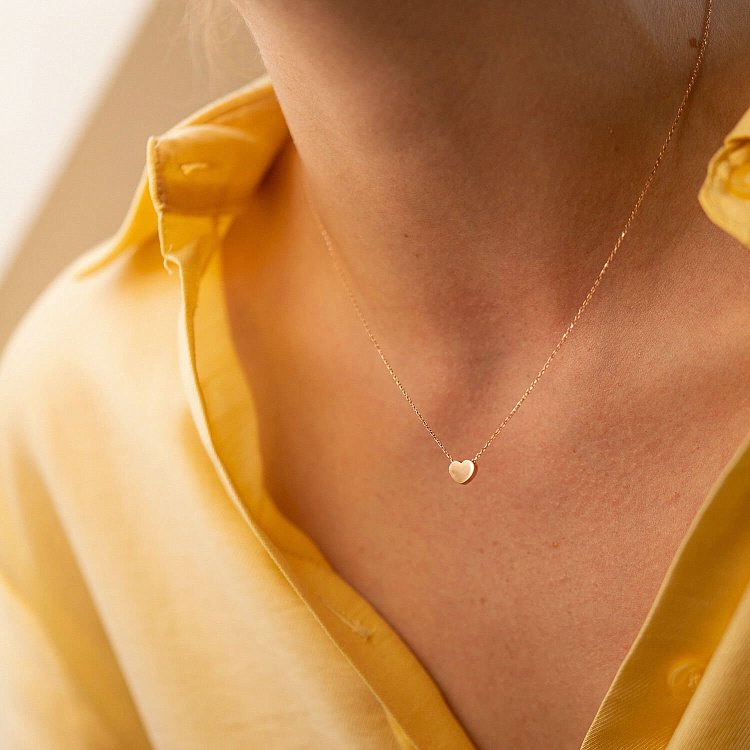 Золоте кольє "Сердечко" кол01229 від ювелірного магазину Онікс - 9