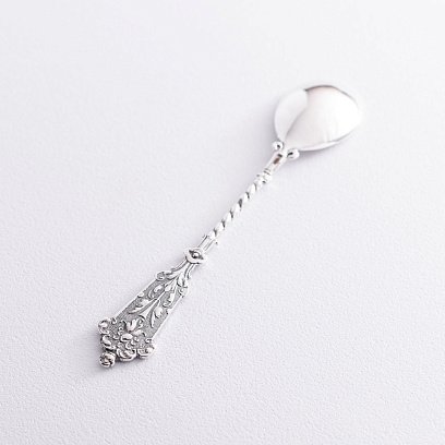 Серебряная кофейная ложка 24026 №2