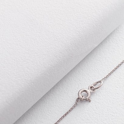 Золоте кольє з блакитним топазом кол01325 №4