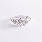Кольцо в белом золоте с бриллиантами к283ca от ювелирного магазина Оникс