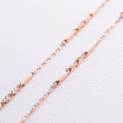 Колье - цепочка в красном золоте ц00476 №3