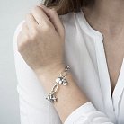 Срібний браслет (родій) 14828 от ювелирного магазина Оникс