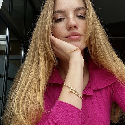 Браслет "Цвях" у жовтому золоті б05316 №6